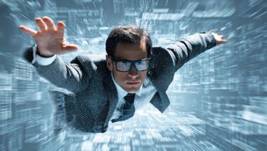 Im Blindflug durch den Cyberspace? Viele Unternehmen scheinen dem Thema Cybersicherheit weniger Gewicht beizumessen als auch schon. © KI-generiert / Midjourney.com