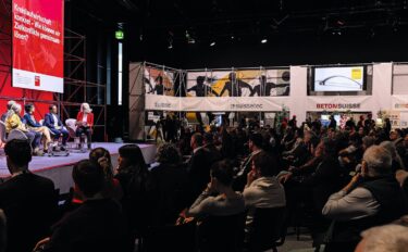 Table ronde sur l'économie circulaire et l'avenir du développement urbain en Suisse. © Swissbau / Messe Basel