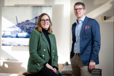 Annie Dörfelt und Henrik Maaß, Gründer von Liquid Grape. Quelle: zvg