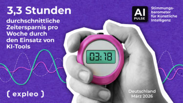 KI spart Führungskräften 3,3 Stunden pro Woche. Quelle: zvg