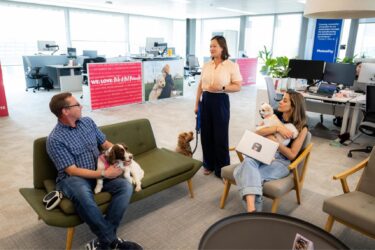 Mars promotes pets in the workplace as a benefit. Source: zvg
