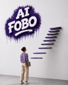 Les jeunes craignent l'« AI FOBO » et la perte de pertinence professionnelle. Source : zvg
