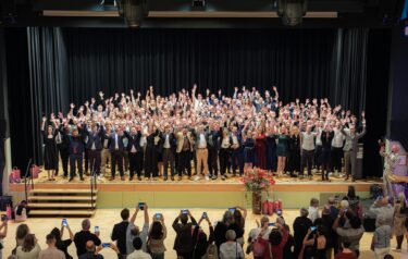 357 graduates celebrate their FFHS graduation. Source: zvg