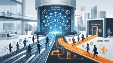 Companies need an emergency exit for critical AI processes. Source: zvg